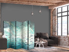 Room Divider: Escaping Fish - Very Fast Swimming Fishes in Muted Colors
