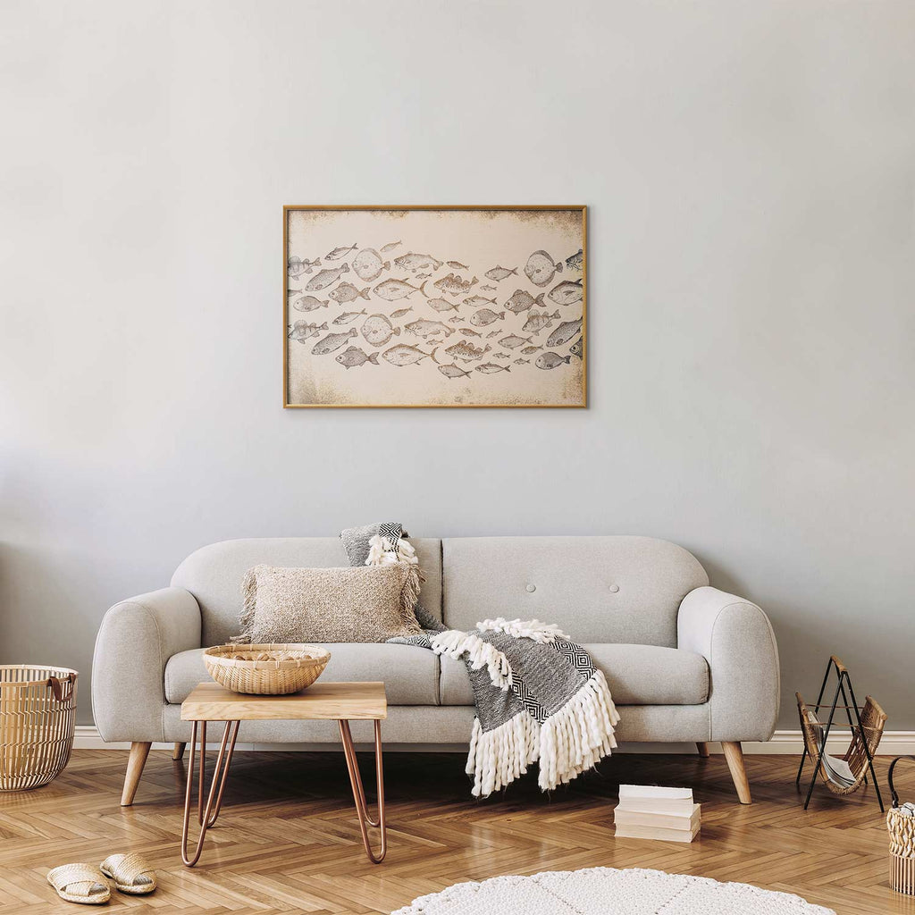 Subtle Little Fish Animals Poster