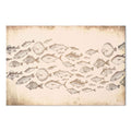 Subtle Japanese Fish Minimalist Canvas Print