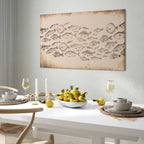 Subtle Japanese Fish Minimalist Canvas Print