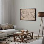 Subtle Japanese Fish Minimalist Canvas Print