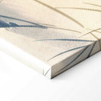 Herons Winter Pond Japanese Canvas Print