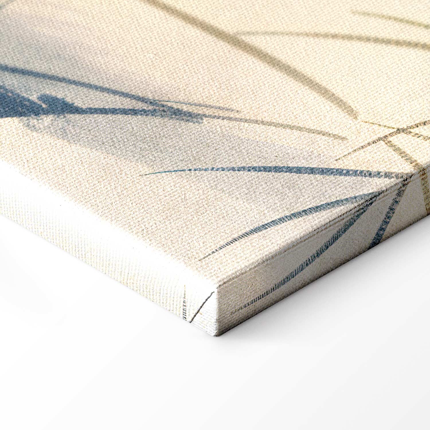 Herons Winter Pond Japanese Canvas Print