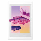 Fantastic Fish Abstract Poster