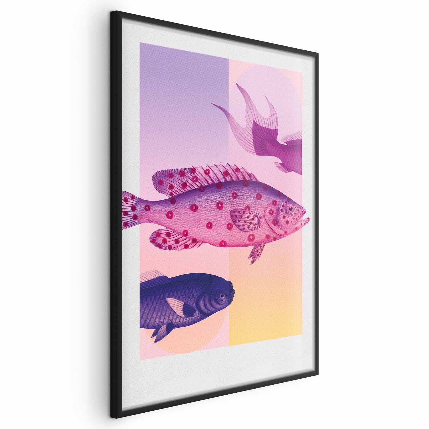 Fantastic Fish Abstract Poster
