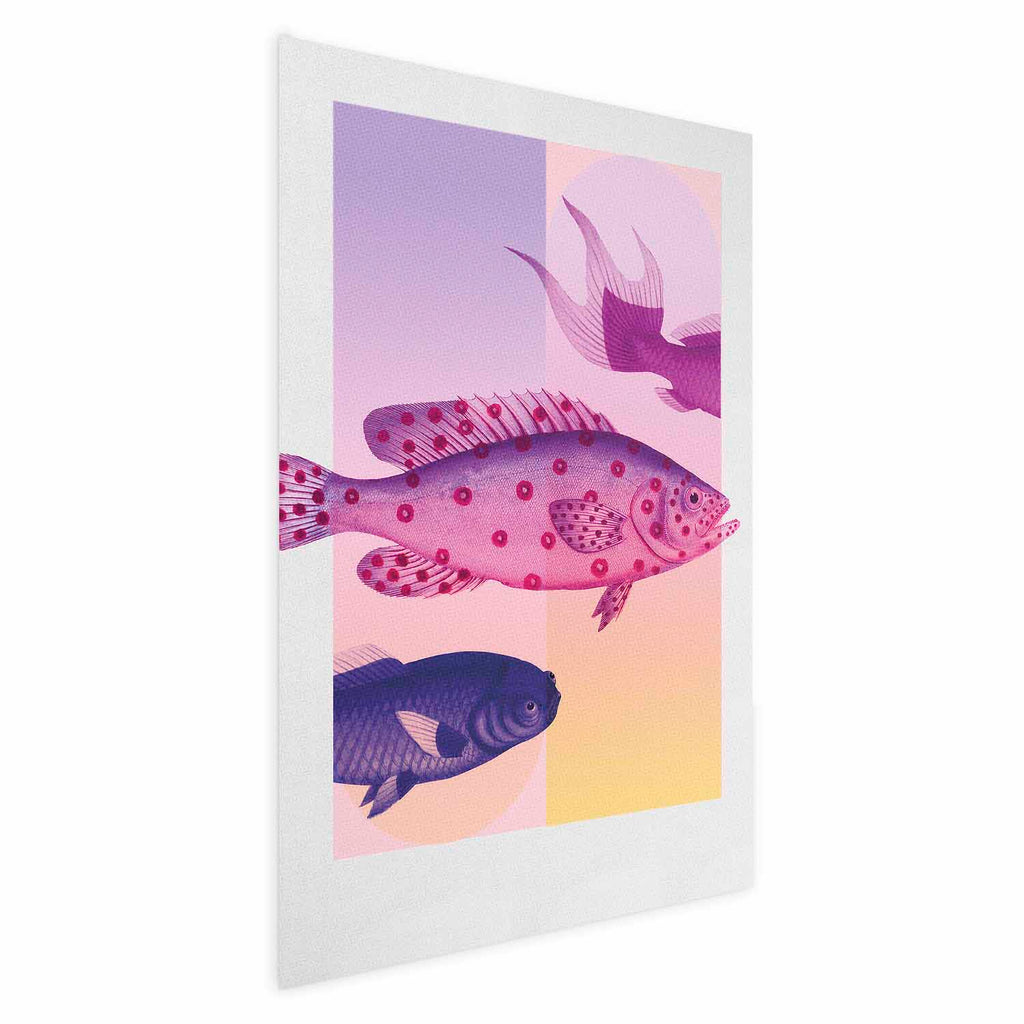 Fantastic Fish Abstract Poster