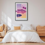 Canvas Print - Abstract Fish in Pastels