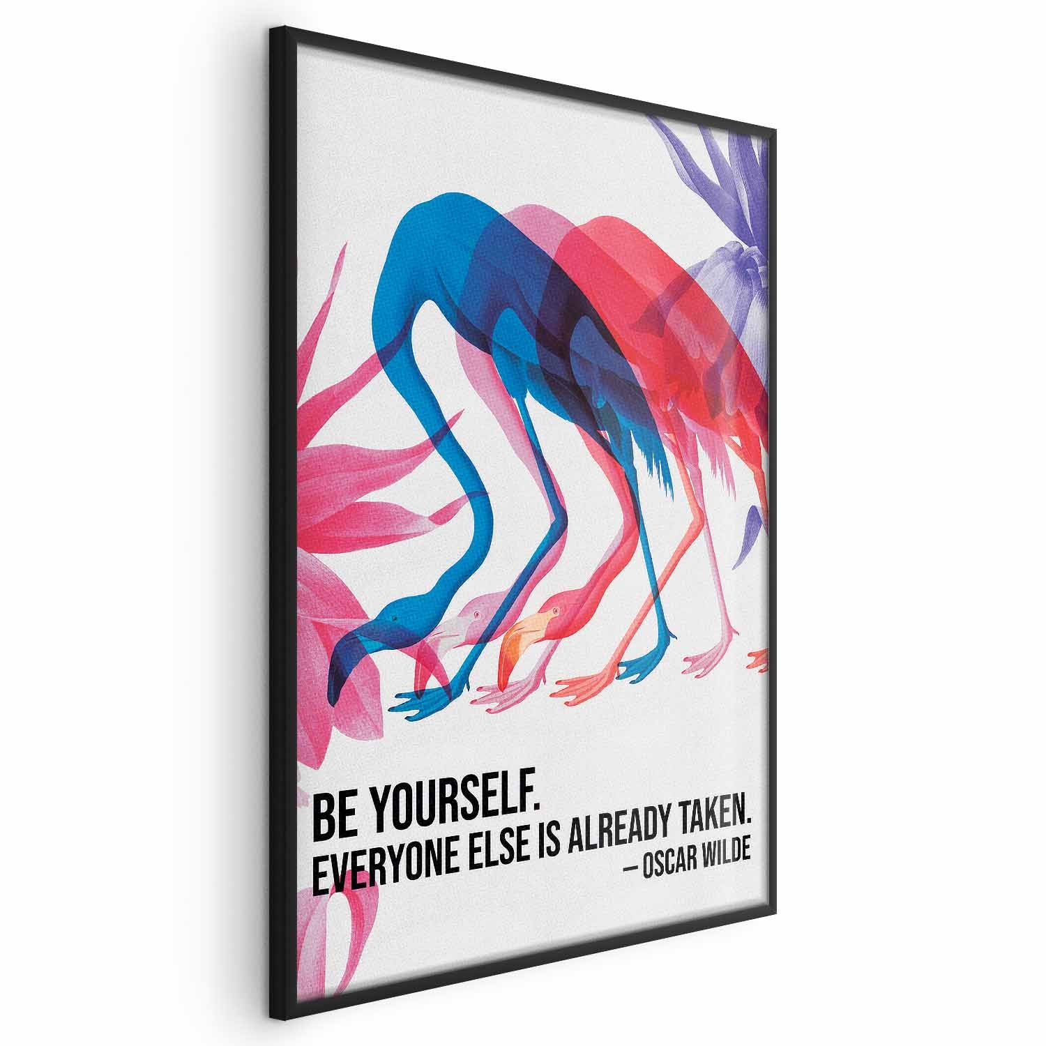 Colorful Flamingo Quote Poster