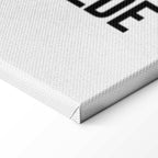 Colorful Flamingos Quote Canvas Print