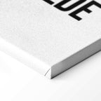 Colorful Flamingos Quote Canvas Print