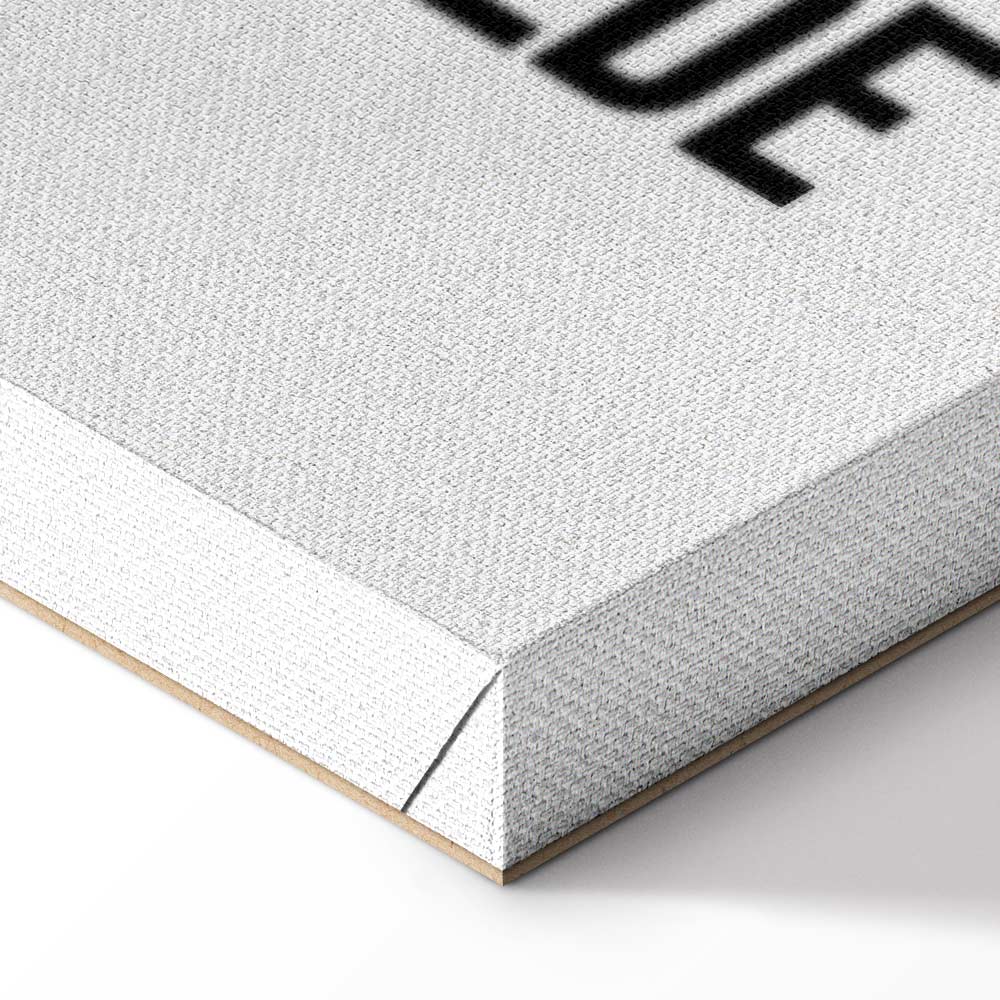 Colorful Flamingos Quote Canvas Print