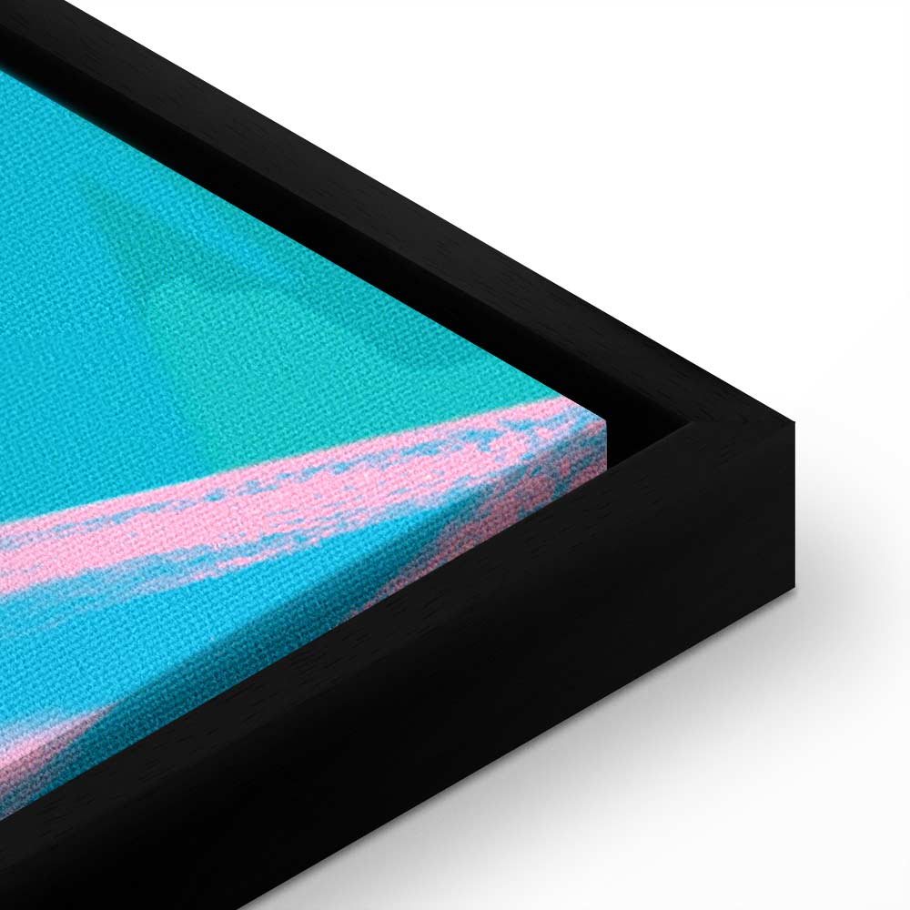 Canvas Print Exotic Leopard Colorful Portrait