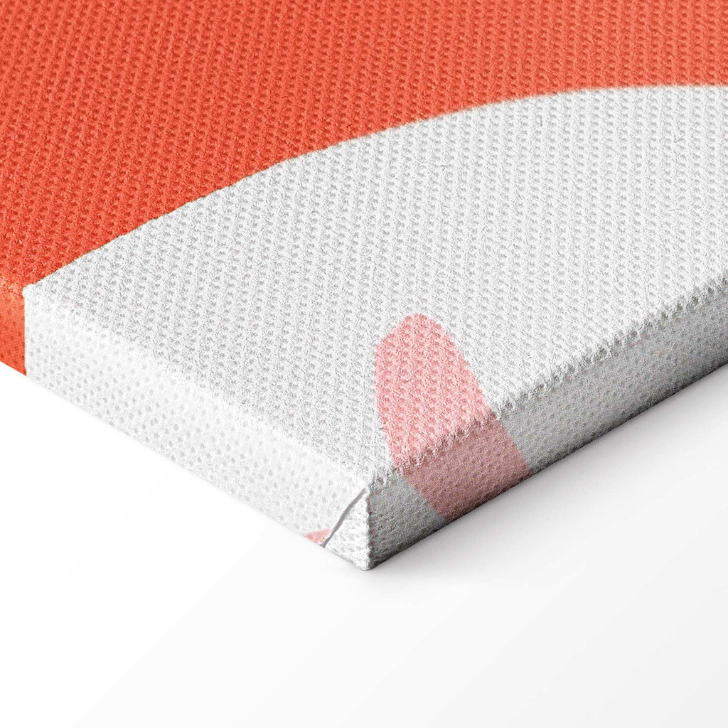 Parrot Abstract Leaf Pattern Colorful Canvas Print