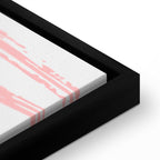 Canvas Print Exotic Wings – Parrot Among Abstract Leaves