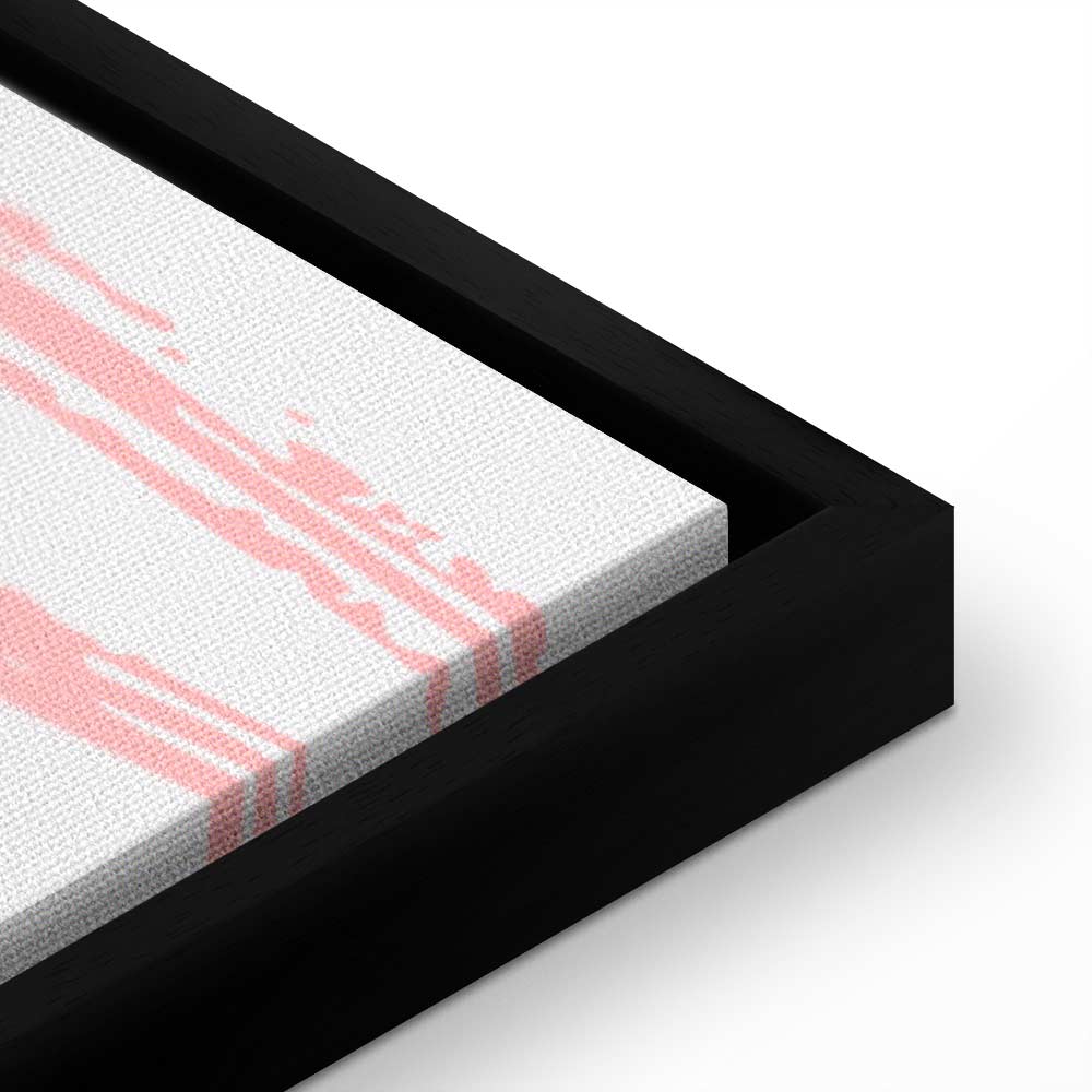 Canvas Print Exotic Wings – Parrot Among Abstract Leaves