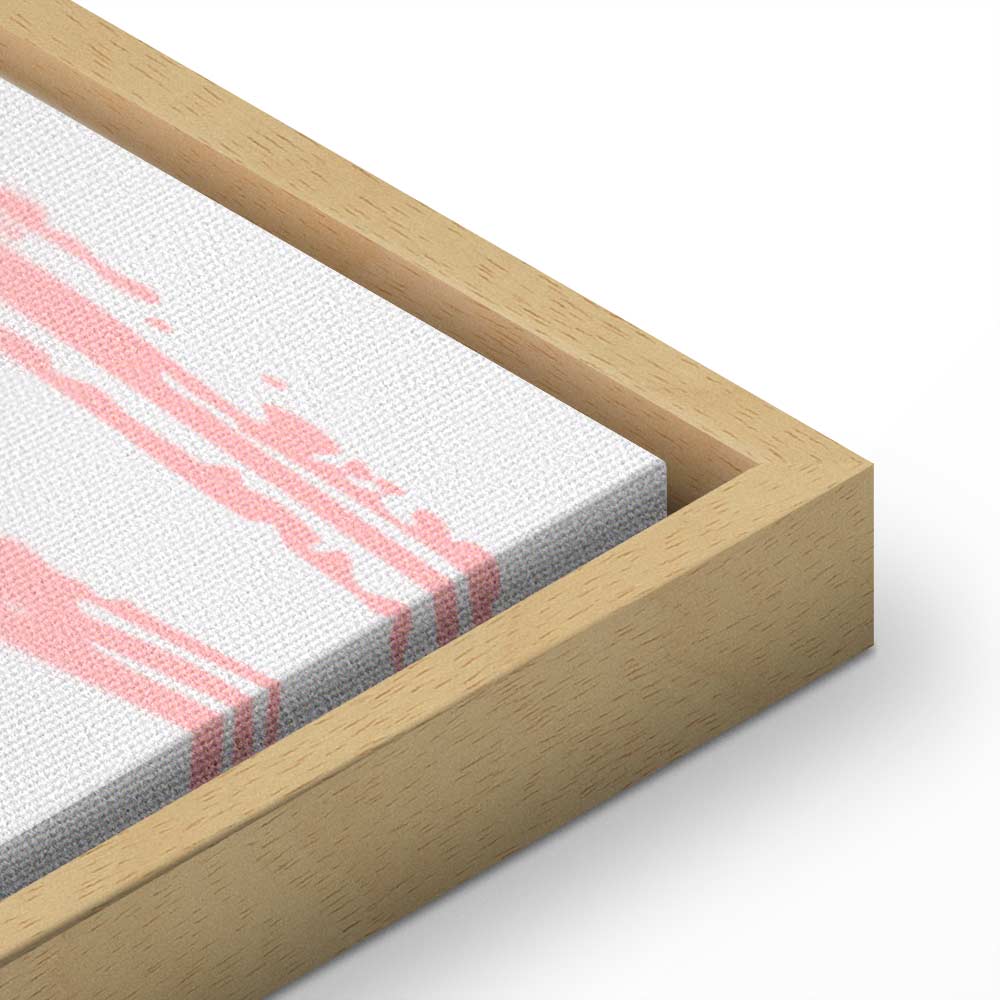 Canvas Print Exotic Wings – Parrot Among Abstract Leaves