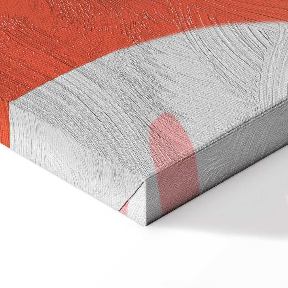 Parrot Abstract Leaf Pattern Colorful Canvas Print