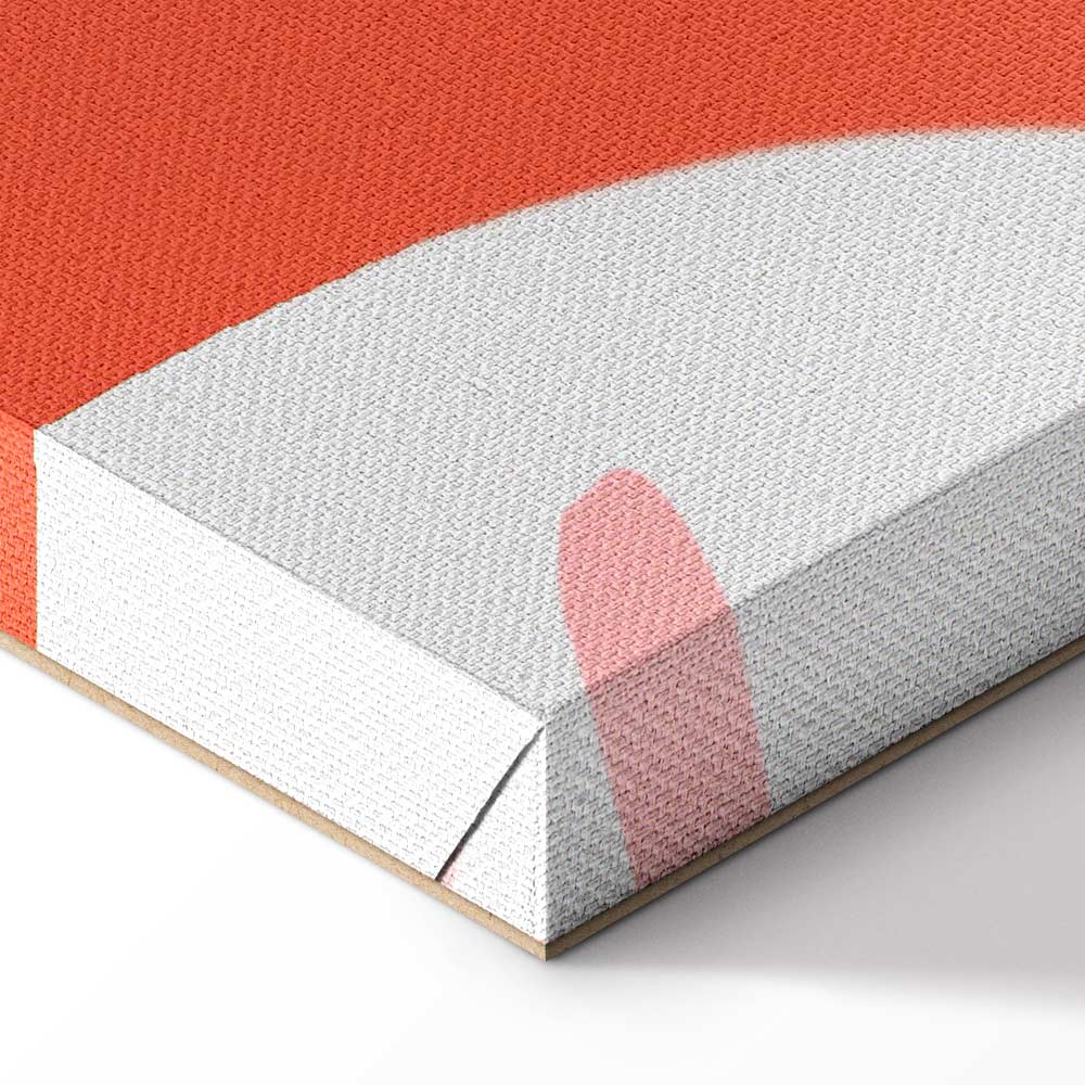 Parrot Abstract Leaf Pattern Colorful Canvas Print