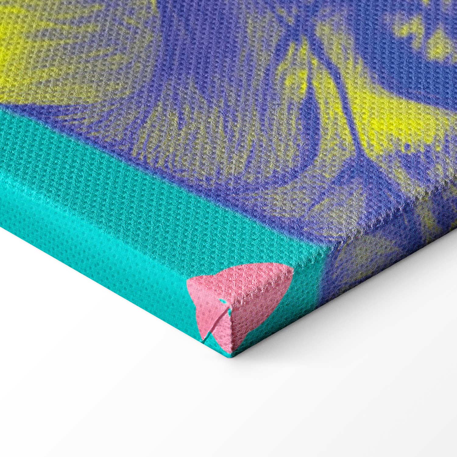 Colorful Tiger Tropical Plants Canvas Print