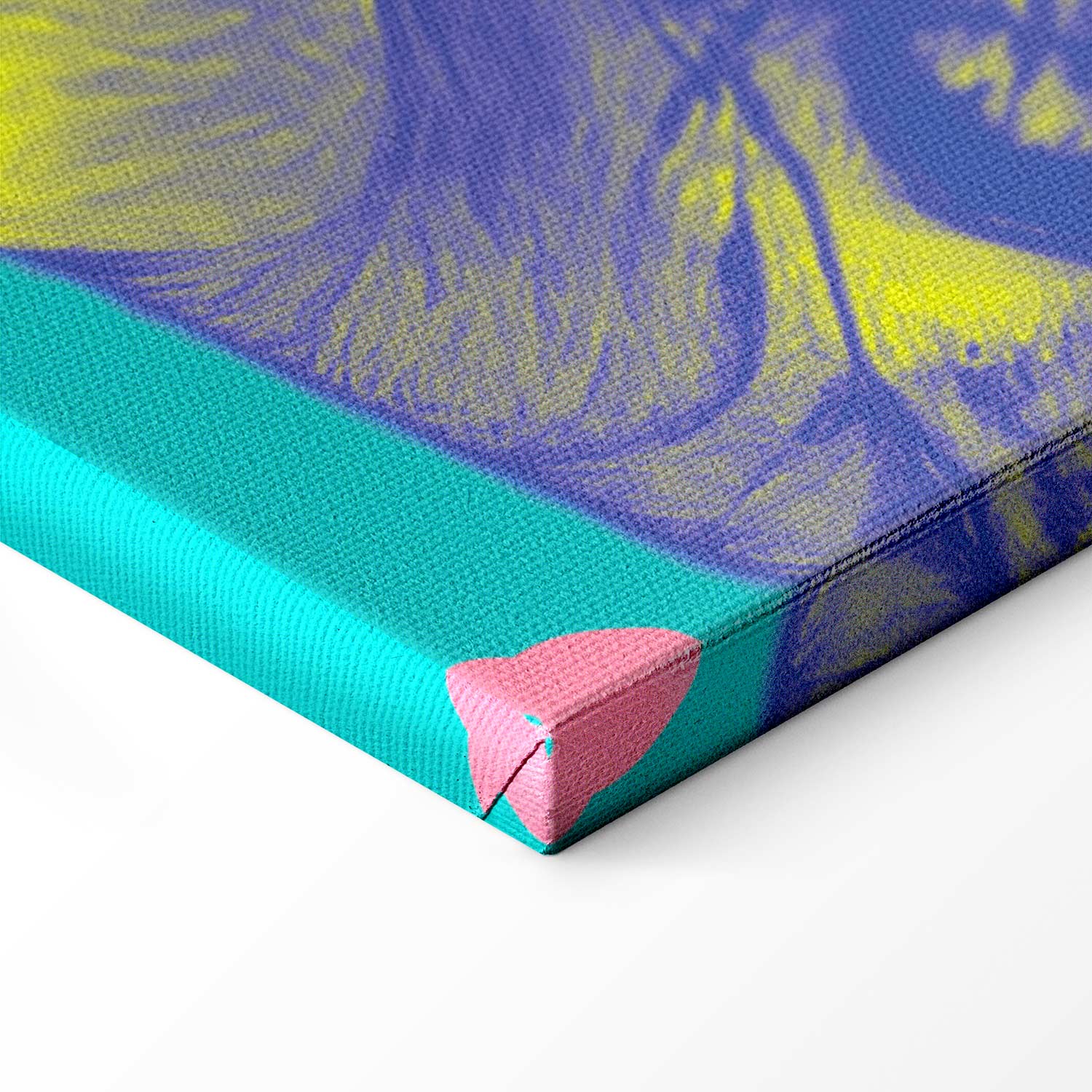 Colorful Tiger Tropical Plants Canvas Print