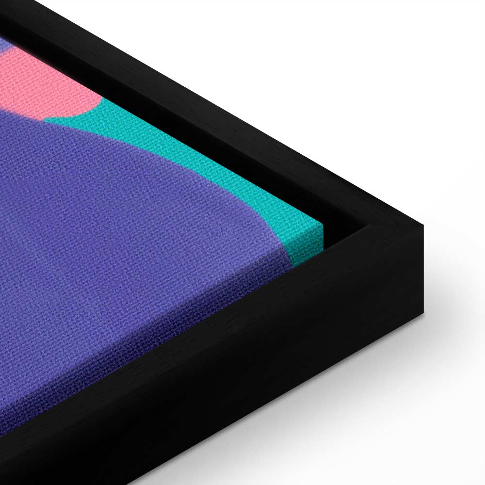 Canvas Print - Colorful Tiger in Tropical Plants