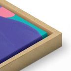 Canvas Print - Colorful Tiger in Tropical Plants