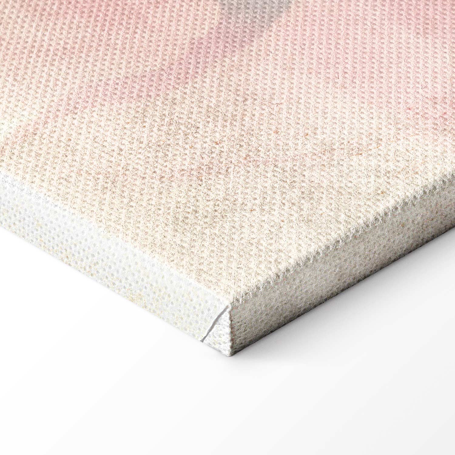 Watercolor Herons by the Lake Grey Pink Canvas Print