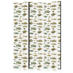 Room Divider - Unusual Fish Cluster in Muted Retro Colors