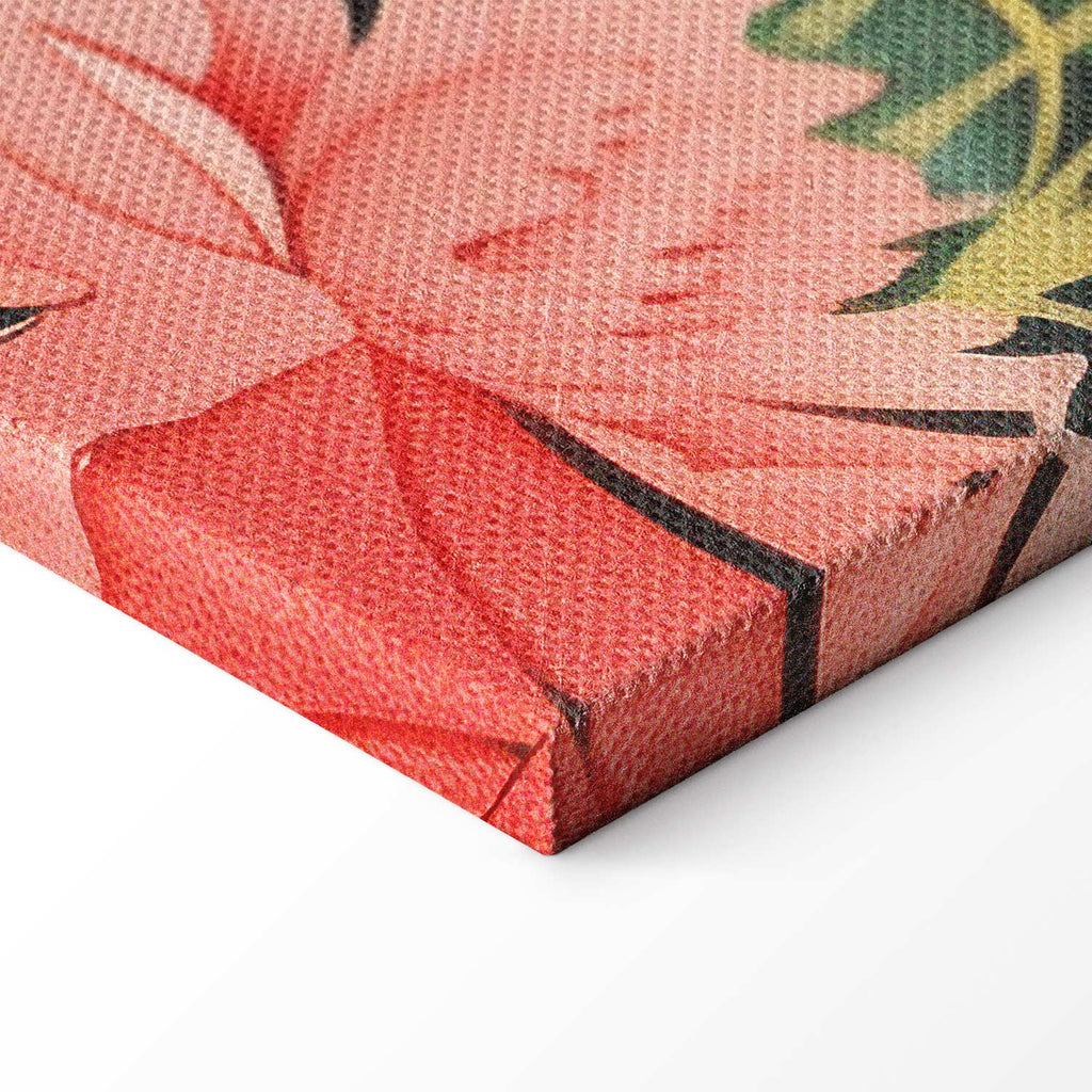 Japanese Heron by Pond Classic Canvas Print