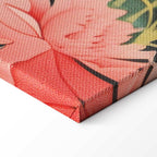 Japanese Heron by Pond Classic Canvas Print