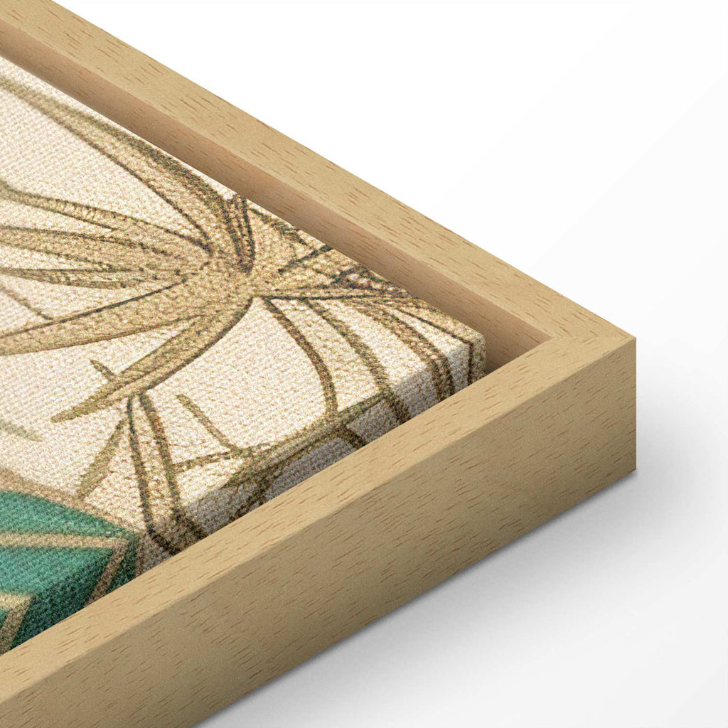 Japanese Heron by Pond Classic Canvas Print