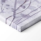 Monochrome Flying Crane Canvas Print