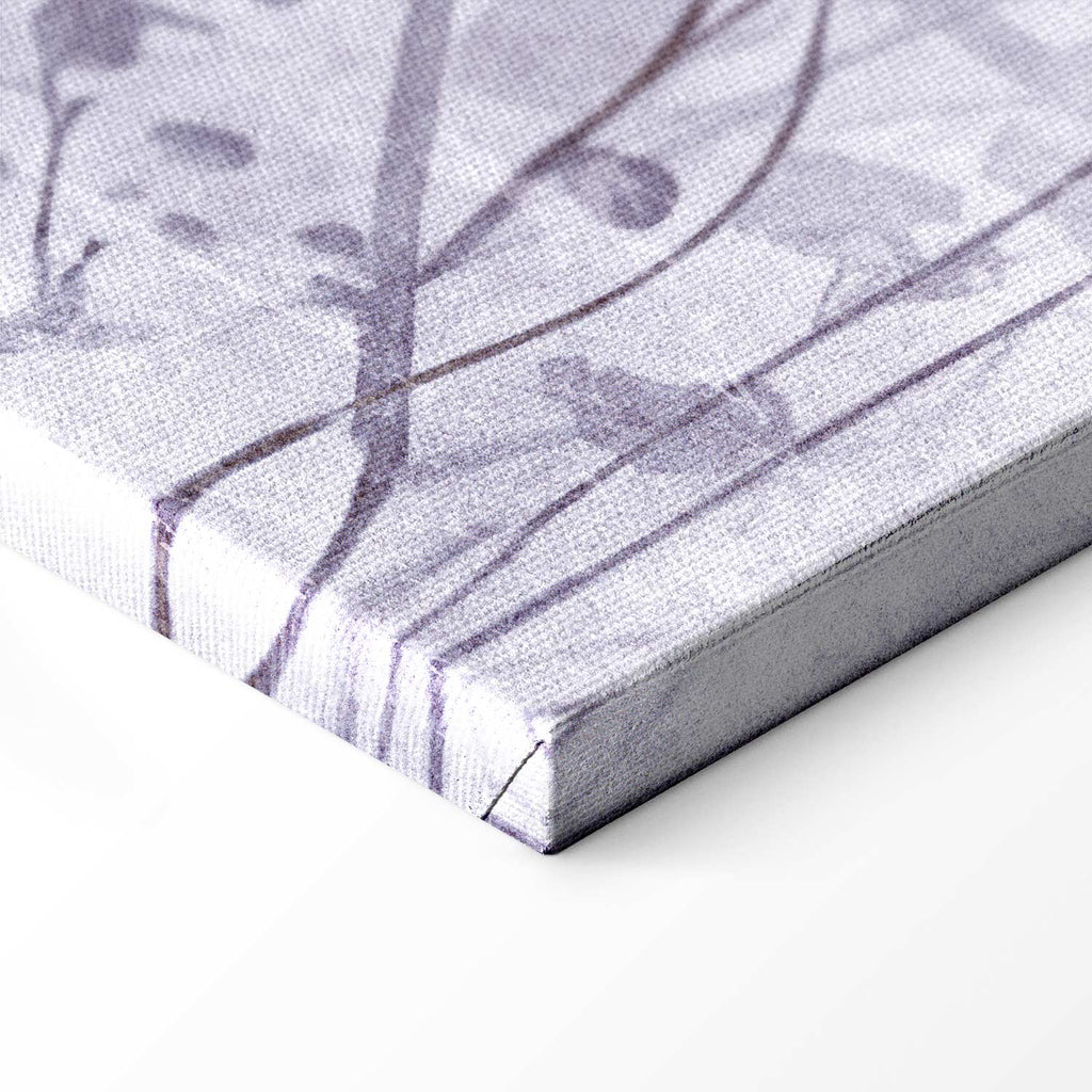 Monochrome Flying Crane Canvas Print