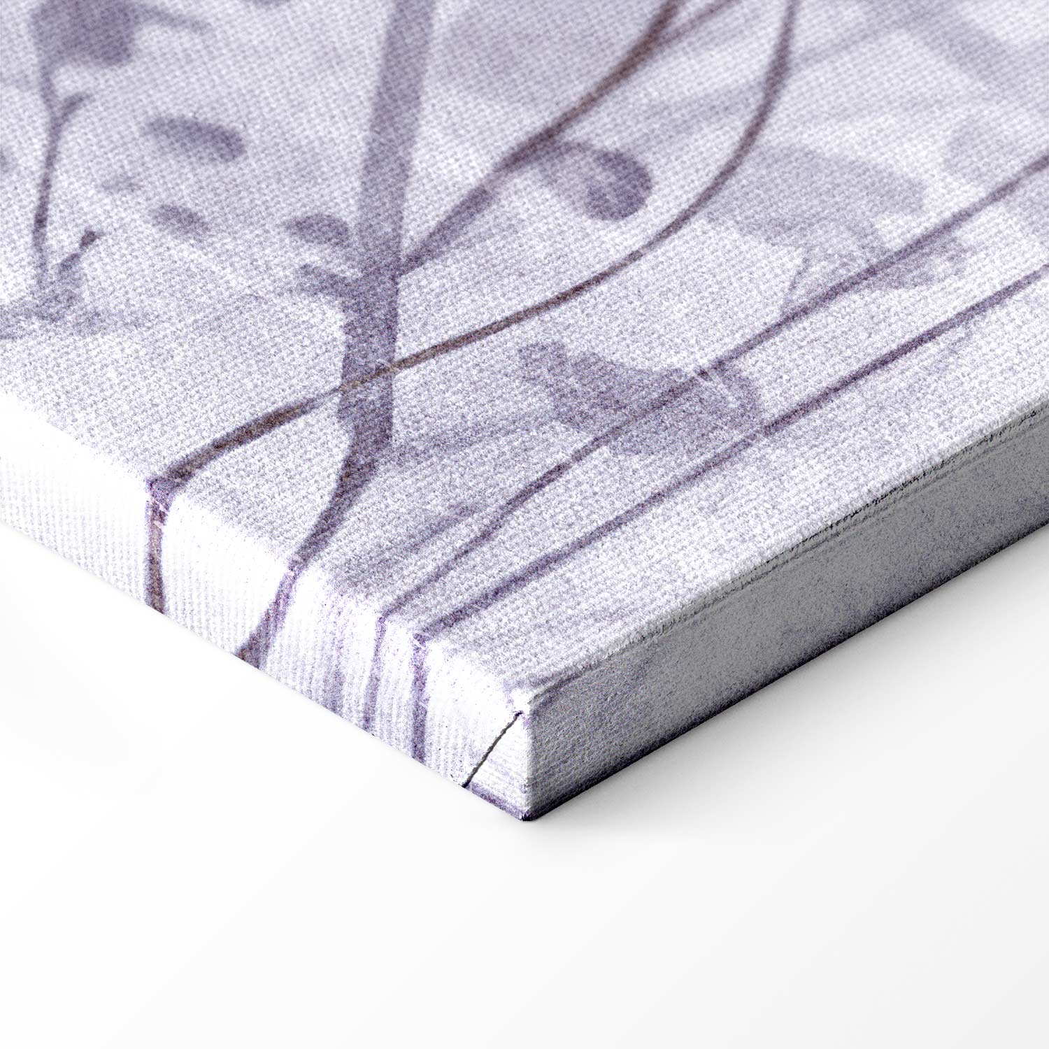 Monochrome Flying Crane Canvas Print