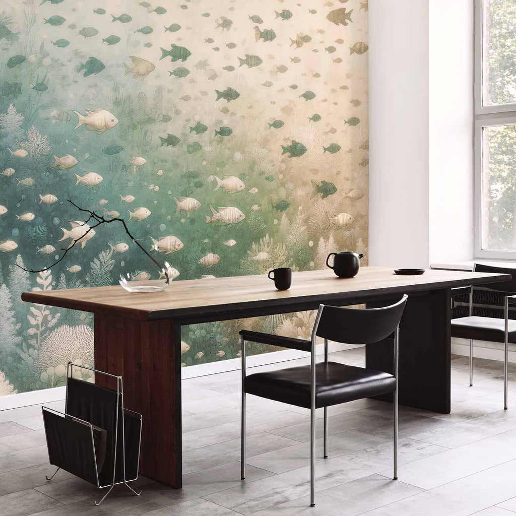 Japanese Marine World Fish Wall Mural