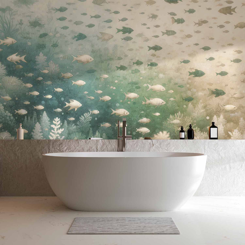 Japanese Marine World Fish Wall Mural