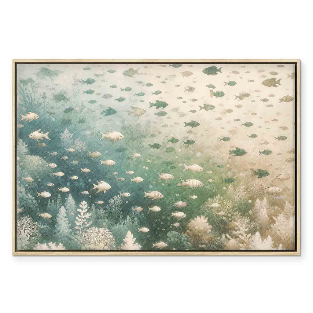 Japanese Marine Fishes Canvas Print