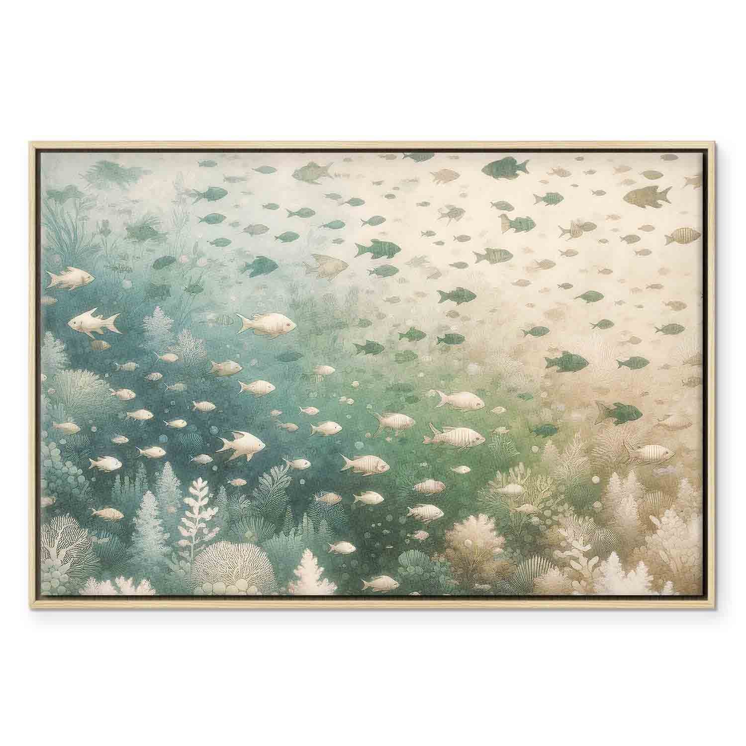 Japanese Marine Fishes Canvas Print