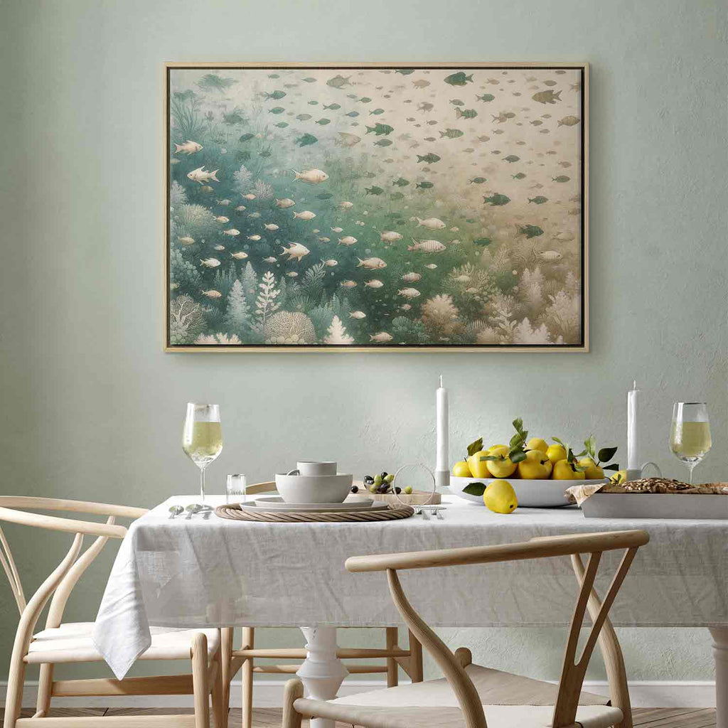 Japanese Marine Fishes Canvas Print