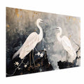 Herons Cherry Blossom Oriental Poster