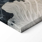 Herons and Cherry Blossoms Oriental Canvas Print