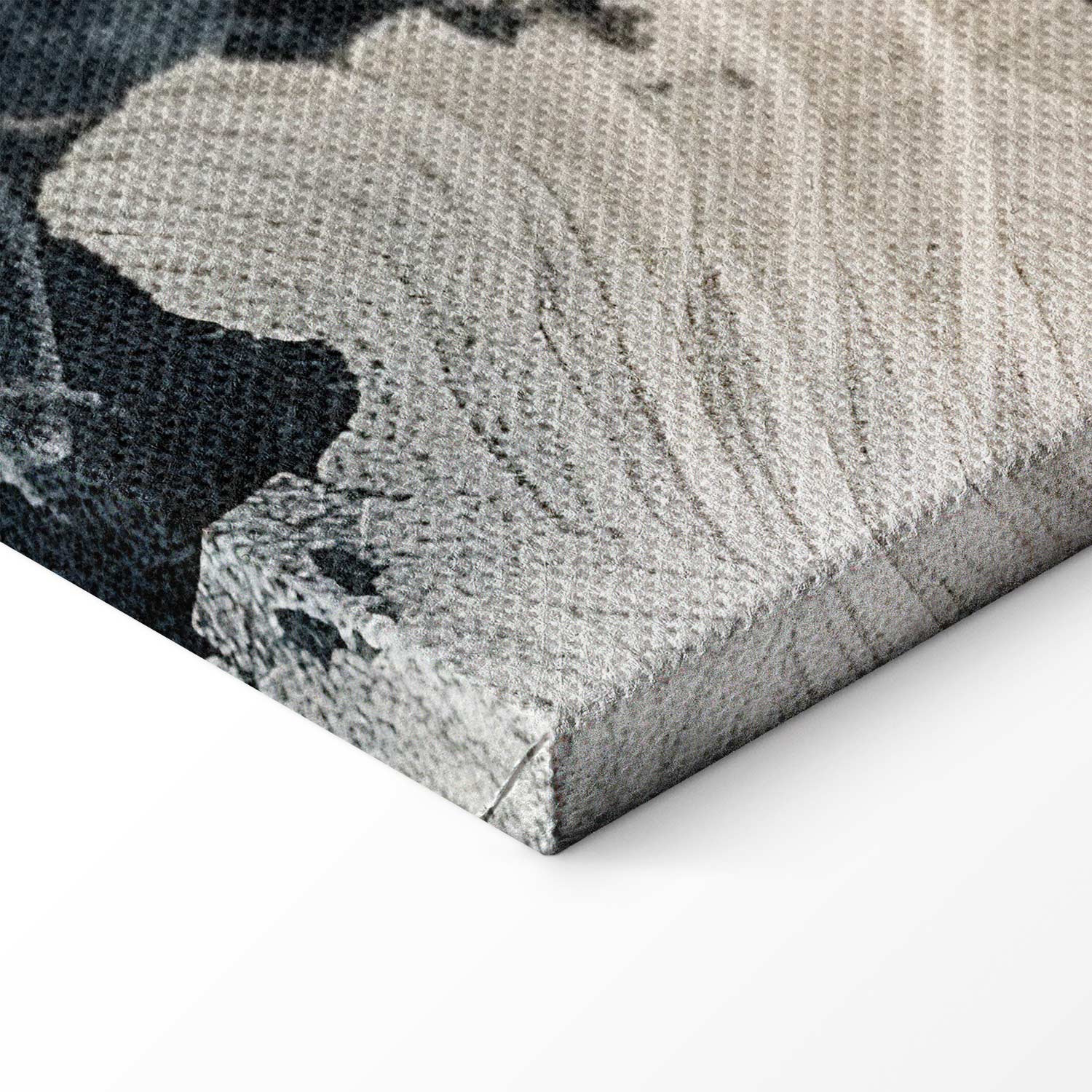 Herons and Cherry Blossoms Oriental Canvas Print