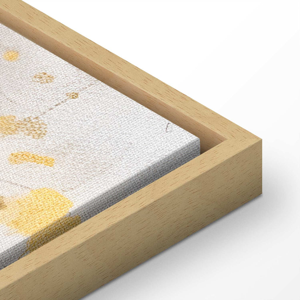 Herons and Cherry Blossoms Oriental Canvas Print