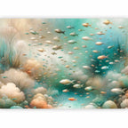 Japanese Koi Fish Oceanic Wall Mural