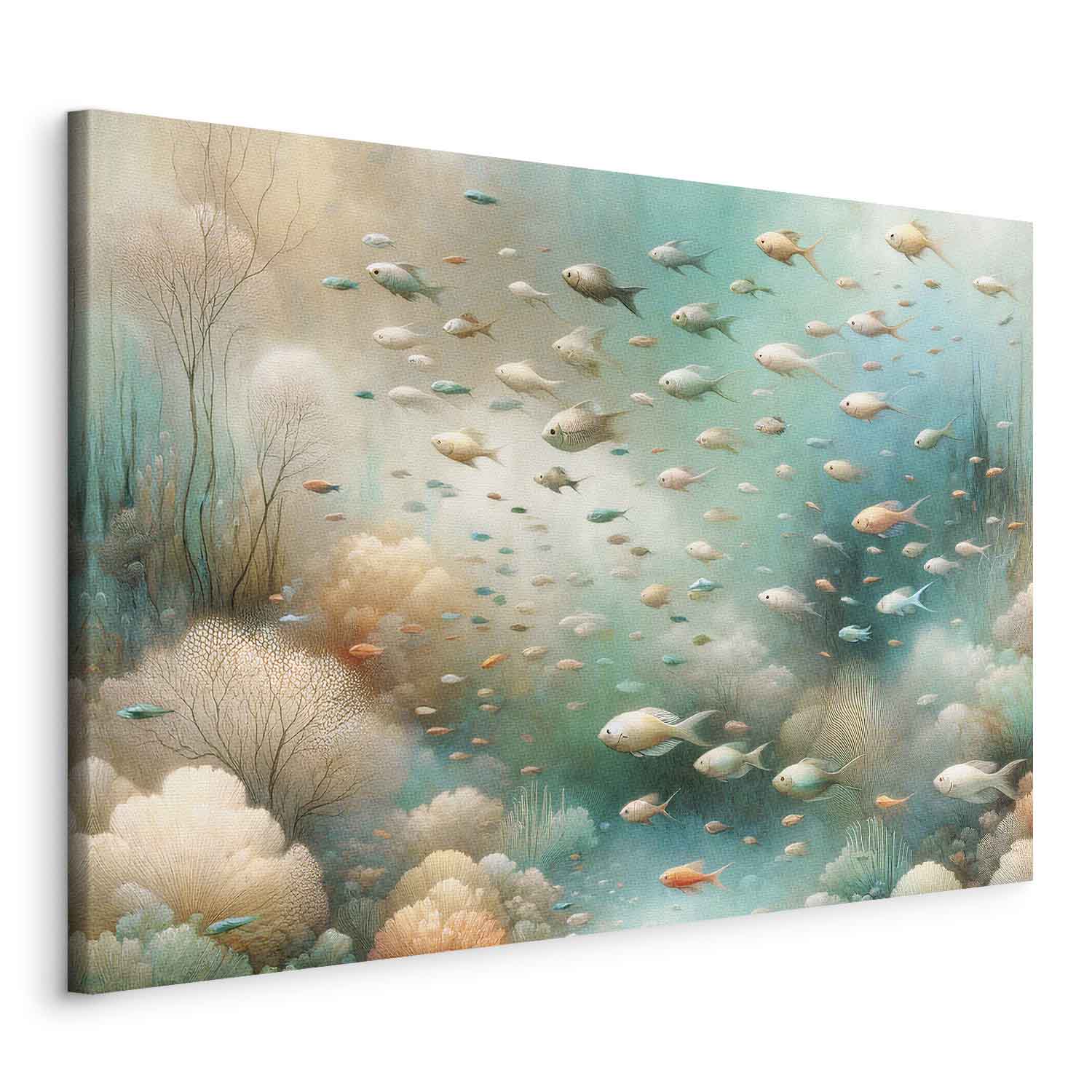Japanese Fish Ocean Canvas Print