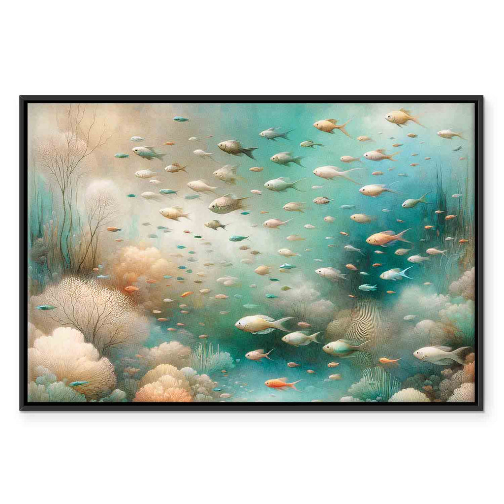 Japanese Fish Ocean Canvas Print