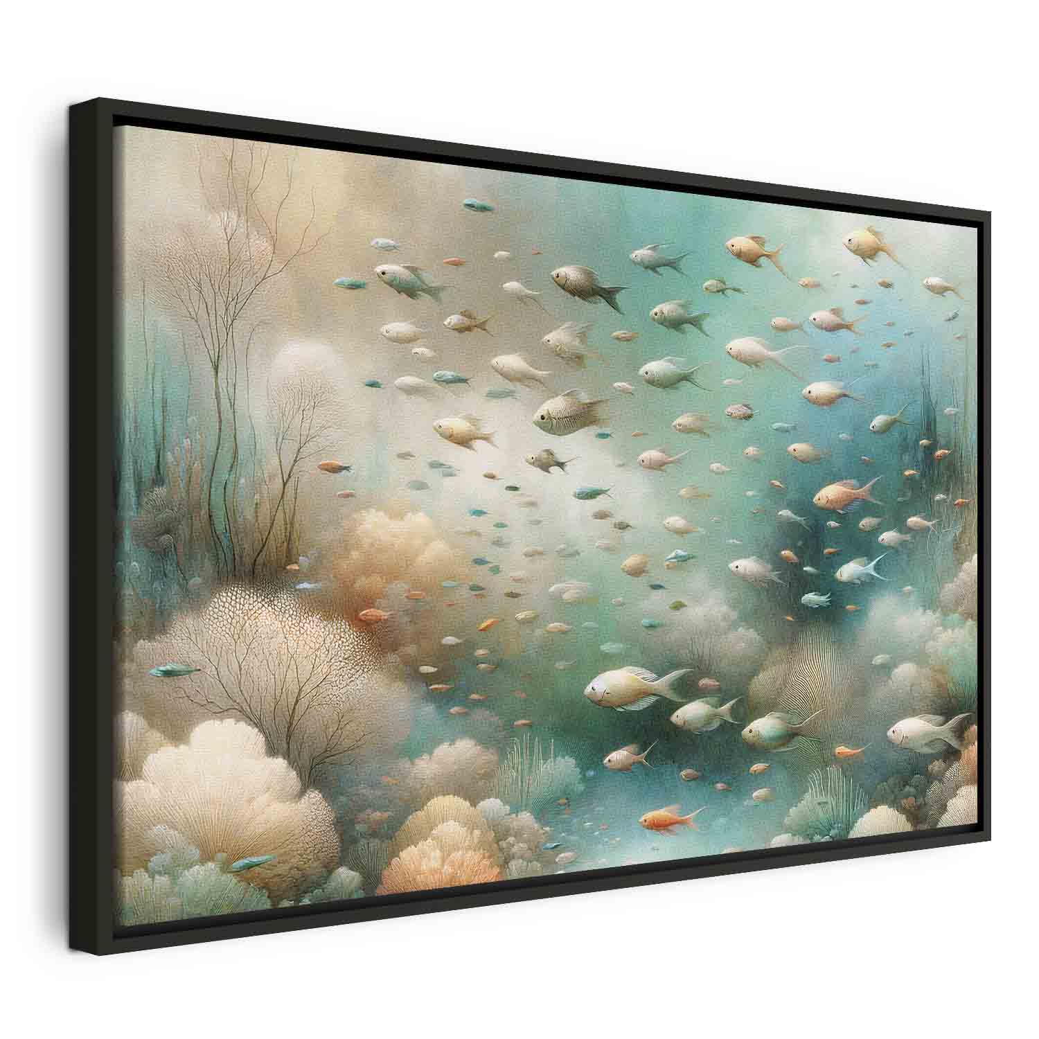 Japanese Fish Ocean Canvas Print