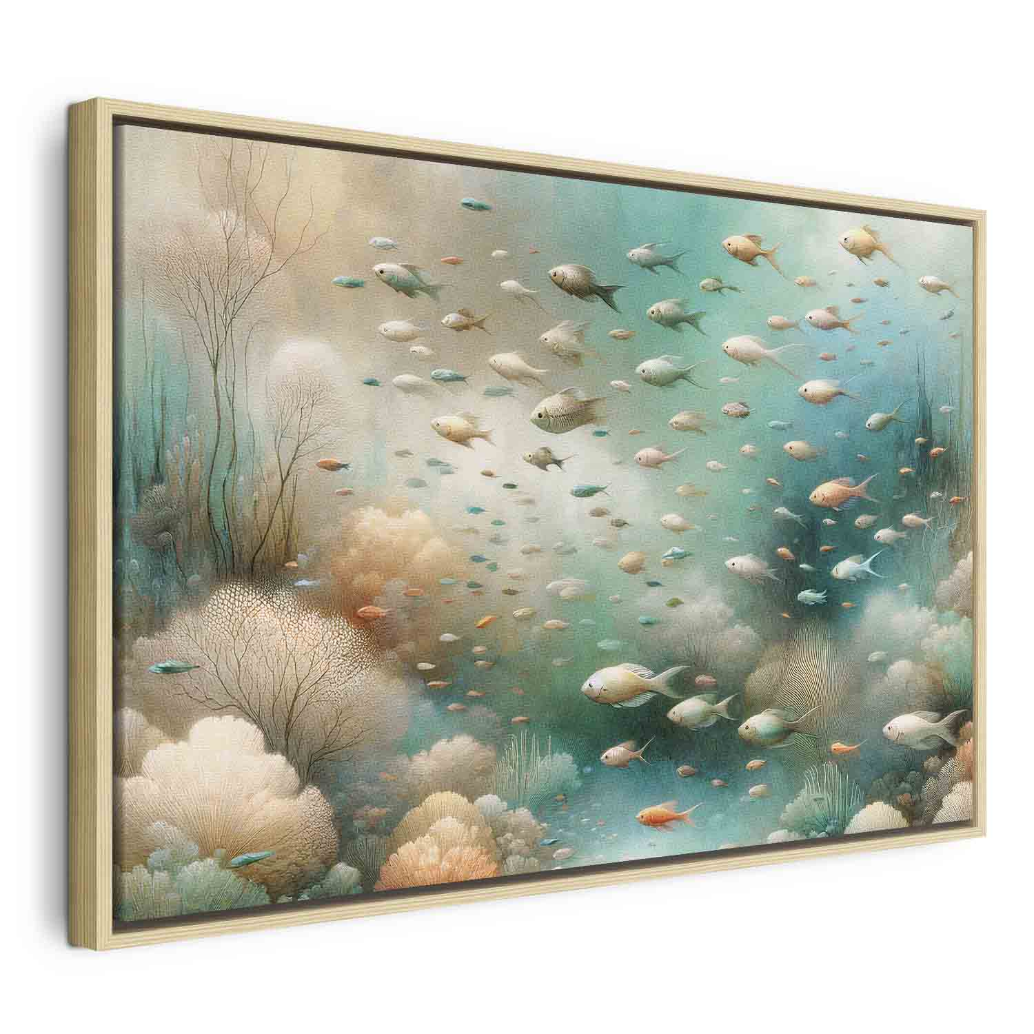 Japanese Fish Ocean Canvas Print