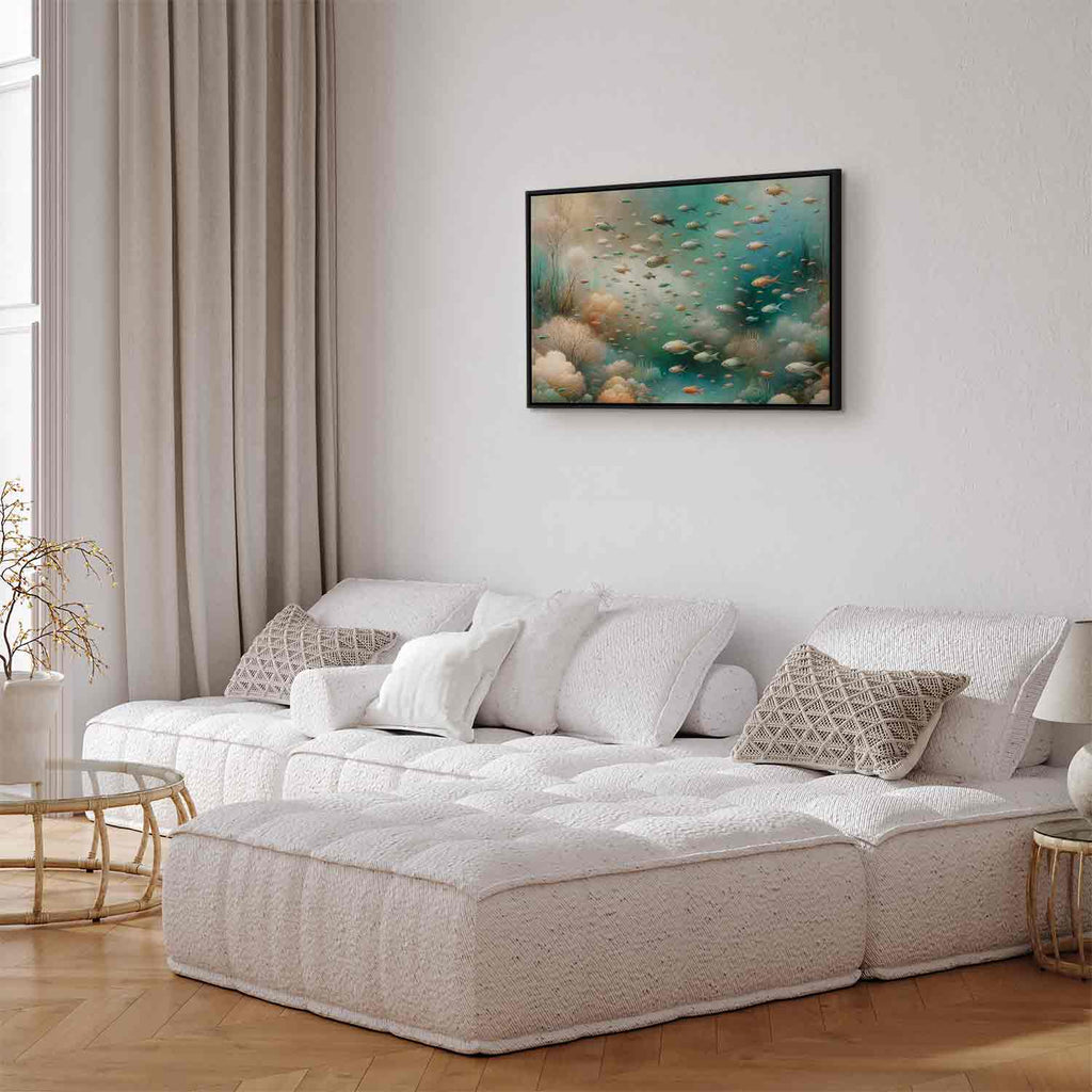 Japanese Fish Ocean Canvas Print