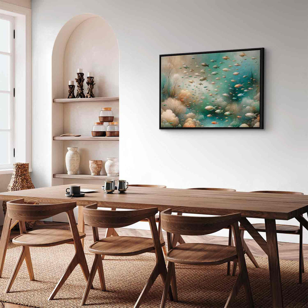 Japanese Fish Ocean Canvas Print